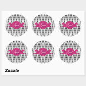 Sticker Rond Douce Maison Douce (Feuille)