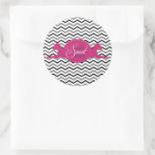 Sticker Rond Douce Maison Douce (Sac)