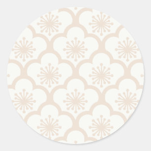 Sticker Rond Douce Sakura Douce Linen - Neutre