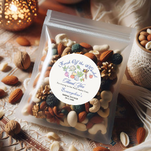 Sticker Rond Douceur Mariage Fraîchement Sortie du Marché