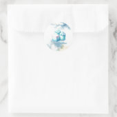 Sticker Rond Douceurs de guimauve moelleuses (Sac)