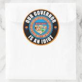 Sticker Rond Doug Ducey est un idiot (Sac)