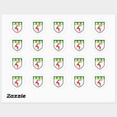 STICKER ROND DOUGHERTY SHIELD (Feuille)