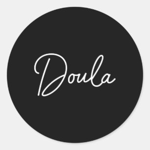 Sticker Rond Doula