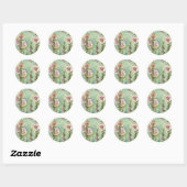 Sticker Rond Doux (Feuille)