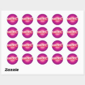 Sticker Rond Doux ! -Autocollant (Feuille)