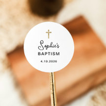 Doux et simple | Baptême Gold Cross