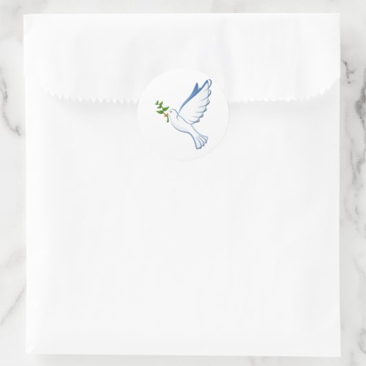 Sticker Rond Dove (Sac)
