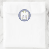Sticker Rond Dove (Sac)