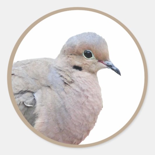 Sticker Rond Dove (Devant)
