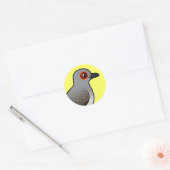 Sticker Rond Dove de diamant Birdorable (Enveloppe)