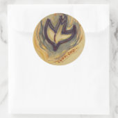 Sticker Rond Dove Saint-Esprit (Sac)