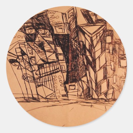 STICKER ROND DOW 30 (Devant)