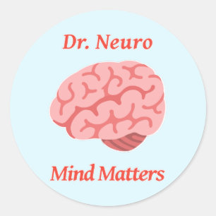 Sticker Rond Dr. Neuro Mind Matters