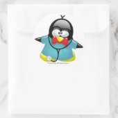 Sticker Rond Dr. Penguin (Sac)
