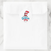 Sticker Rond Dr Seuss Day (Sac)