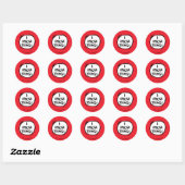 Sticker Rond Dr Seuss | La Chose Deux - Je Connais Les Choses (Feuille)