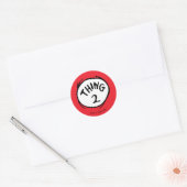 Sticker Rond Dr Seuss | La Chose Deux - La Chose Deux (Enveloppe)