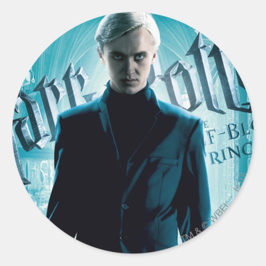 Sticker Rond Draco Malfoy (Devant)