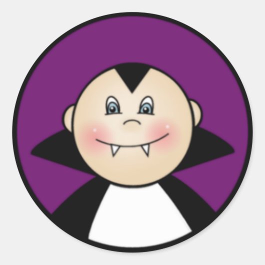Sticker Rond Dracula (Devant)