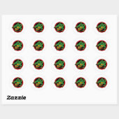 Sticker Rond Dragon (Feuille)