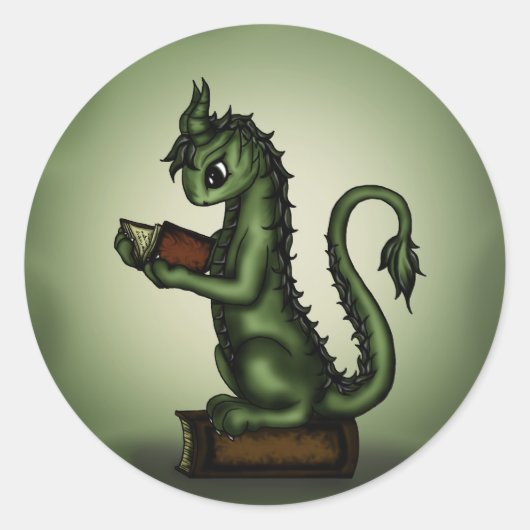 Sticker Rond Dragon (Devant)