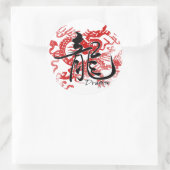 Sticker Rond Dragon (Sac)