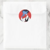 Sticker Rond Dragon (Sac)