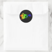 Sticker Rond Dragon (Sac)