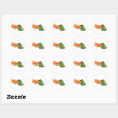 Sticker Rond Dragon Art 33 (Feuille)