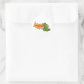 Sticker Rond Dragon Art 33 (Sac)