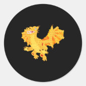 Sticker Rond Dragon Cannelloni (Devant)
