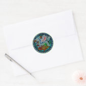 Sticker Rond Dragon celtique (Enveloppe)