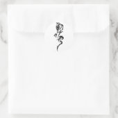 Sticker Rond Dragon chinois (1) (Sac)