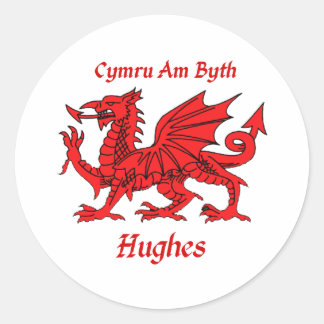 Sticker Rond Dragon de Hughes Gallois