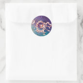 STICKER ROND DRAGON DE MER 2 (Sac)