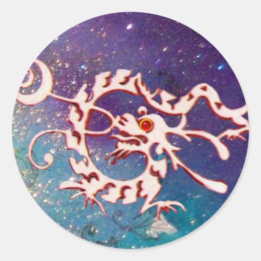 STICKER ROND DRAGON DE MER 2 (Devant)