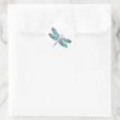 Sticker Rond Dragon Fly (Sac)