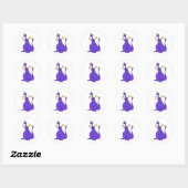 Sticker Rond Dragon Magic 28 (Feuille)