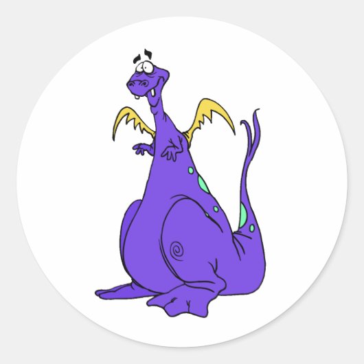 Sticker Rond Dragon Magic 28 (Devant)