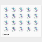 Sticker Rond dragon rider fairy (Feuille)