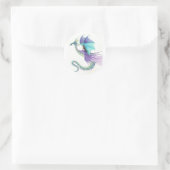 Sticker Rond dragon rider fairy (Sac)