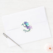 Sticker Rond dragon rider fairy (Enveloppe)