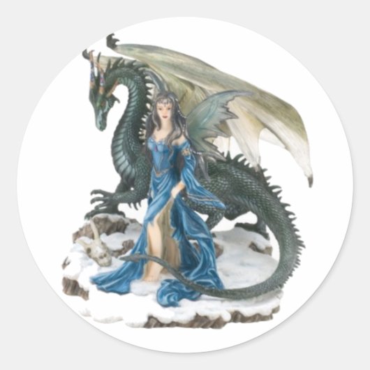 Sticker Rond Dragon Tamer (Devant)