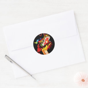 Sticker Rond Dragon Tianlong