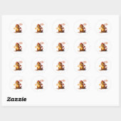 Sticker Rond Dragon Vous Rock (Feuille)