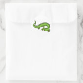 Sticker Rond Dragon Warrior 11 (Sac)