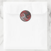 Sticker Rond Dragon Yin-Yang (Sac)