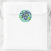 Sticker Rond Dragonfly (Sac)