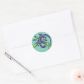 Sticker Rond Dragonfly (Enveloppe)